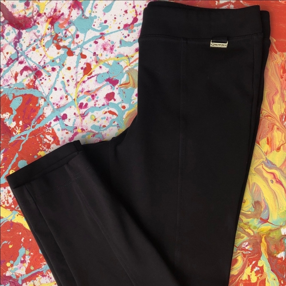 Calvin Klein Ankle Mid Rise Pants Medium Stretch - Picture 3 of 6